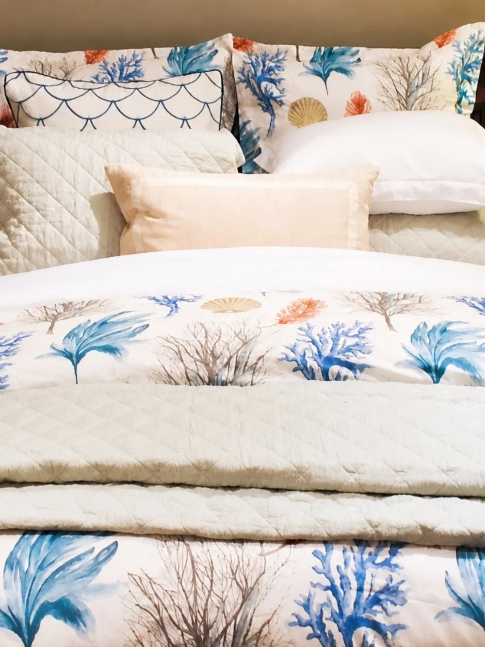 Pottery Barn - Del Mar Coastal Duvet King size + 2 Shams  King Size